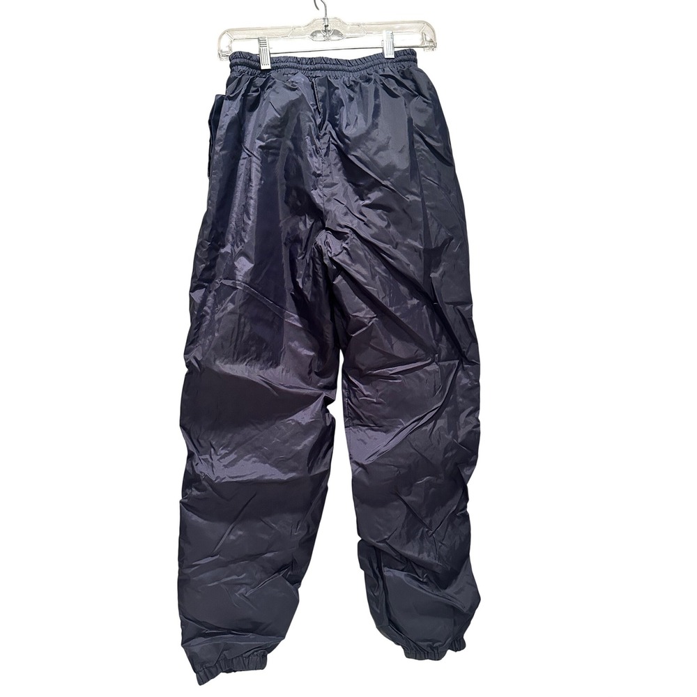 Acadia Womens Vintage Navy Blue Nylon Weather Resistant Track Hiking Pants Small